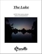 The Lake SATB choral sheet music cover